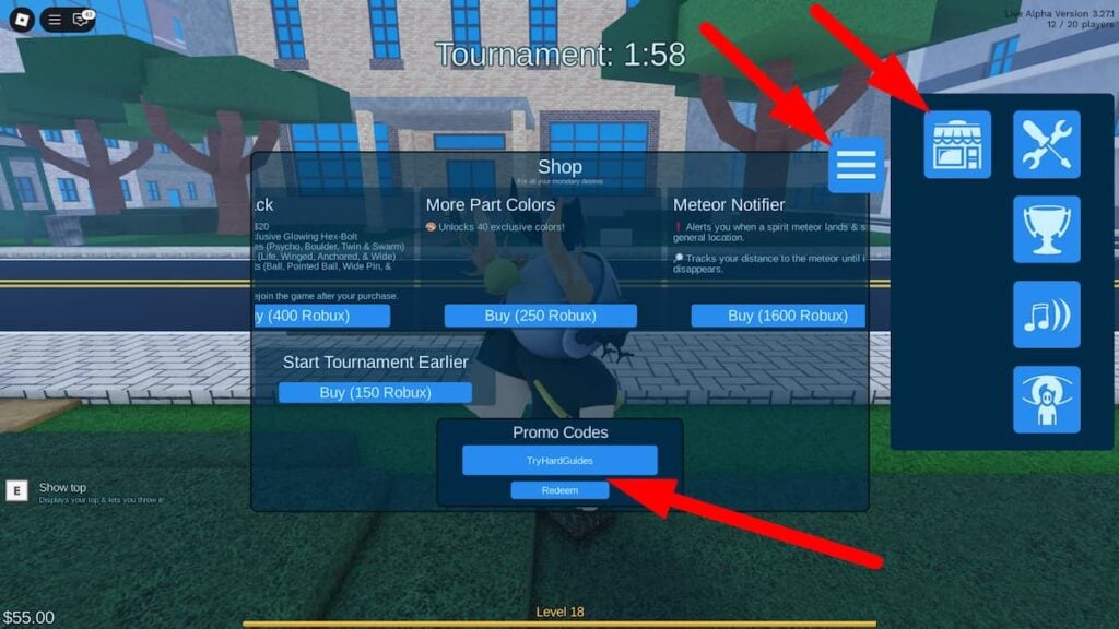 How To Redeem Codes In Totally Accurate Tops Roblox