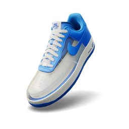 Fortnite Nike Air Force 1 'clear/harbor Blue' Shoes of Cosmetic Set Image