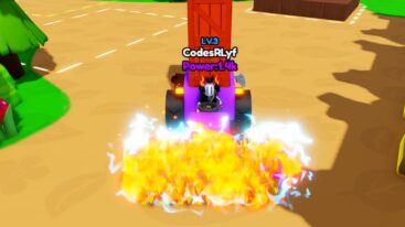 Roblox Stone Miner Evolution Avatar Wearinf Silver Helmet Driving A Purple Stone Miner With Spinning Yellow Electrified Blades