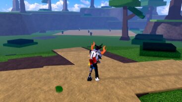 Roblox Vox Seas Avatar Wearing Silver Helmet And Claw Arm Pulling Back Right Fist To Punch As Enemies Stand On Dirt Field Behind