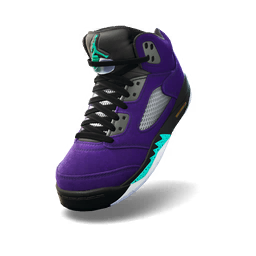 Fortnite Air Jordan 5 Retro 'reverse Grape' Shoes of Cosmetic Set Image