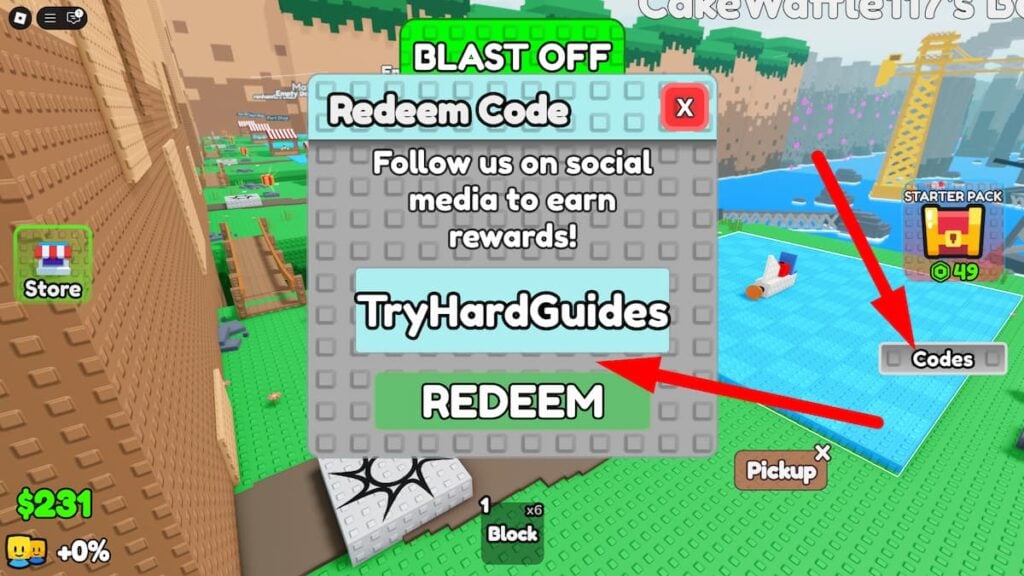 Build A Rocket Codes (August 2025) How To Redeem Codes In Build A Rocket Roblox