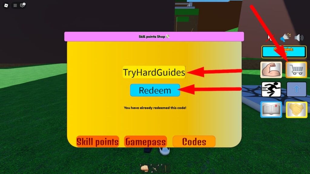 Every Second Add 1 Skill Point Codes (August 2025) How To Redeem Codes In Every Second Add 1 Skill Point Roblox