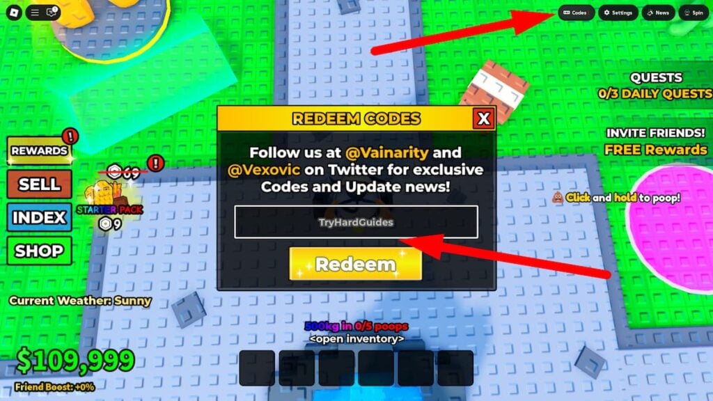 Poop a Brainrot Codes (August 2025) How To Redeem Codes In Poop A Brainrot Roblox