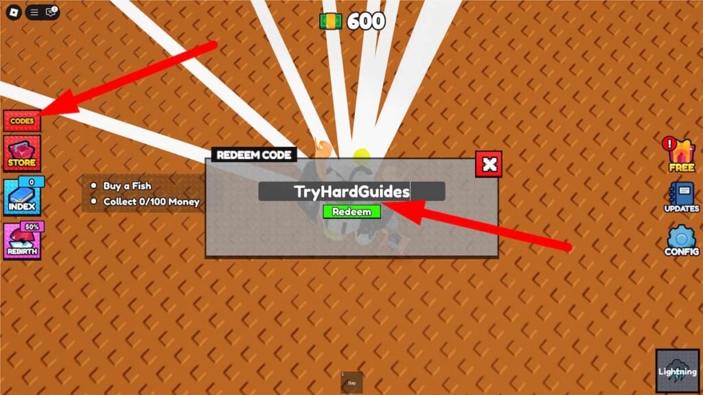 How To Redeem Codes In Steal A Fish Roblox