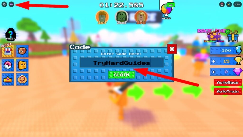 How To Redeem Codes In Swim With Brainrot Roblox