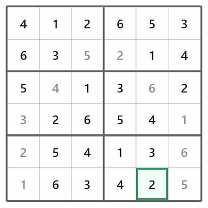 Mini Sudoku Answer 194