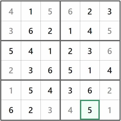 Mini Sudoku Answer 248