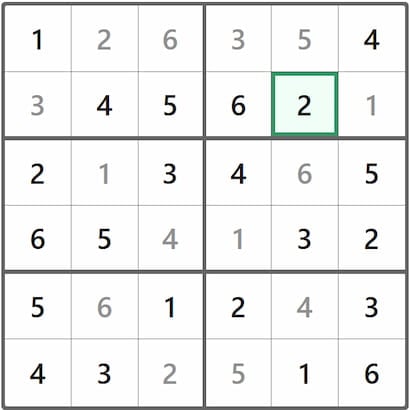 Mini Sudoku Answer 253