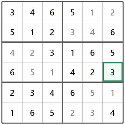 Mini Sudoku Answer 290