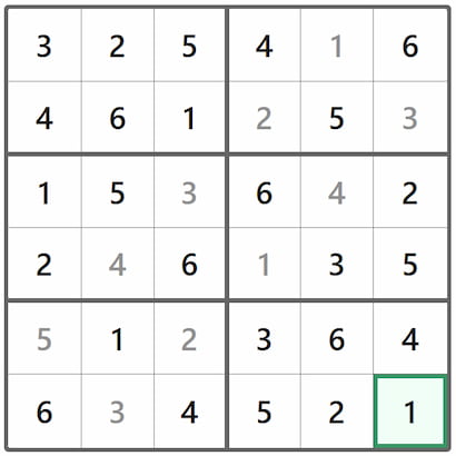 Mini Sudoku Answer 293