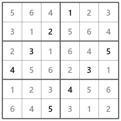 Mini Sudoku Answer 319