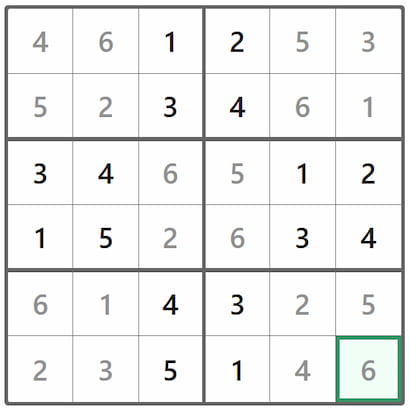 Mini Sudoku Answer 357