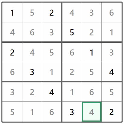 Mini Sudoku Answer 359