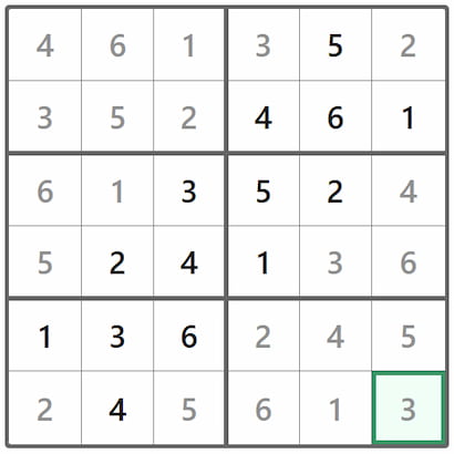 Mini Sudoku Answer 365