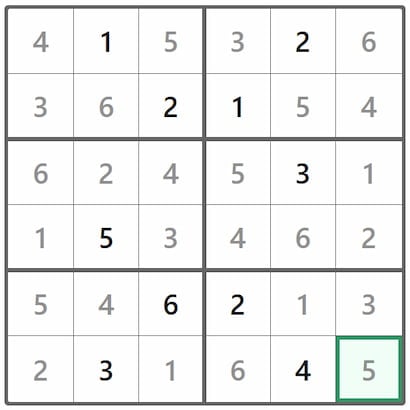 Mini Sudoku Answer 389
