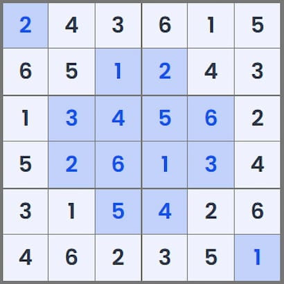Mini Sudoku Answer 414