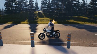 Eagle Nation Codes Update June 2026 Try Hard Guides Roblox Eagle Nation A Roblox Character With Flames On Their Head Is Riding A Black Motorbike On A Road With Pine Trees And A Grassy Hill 400x225 