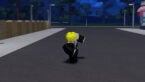 Roblox Unlimited Blonde Haired Roblox Avatar In A Black Suit Punching In Street
