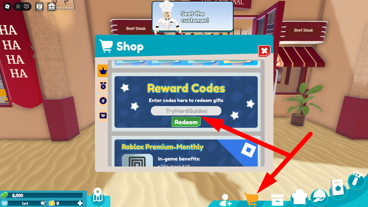 Build A Restaurant Codes June 2026 Try Hard Guides How To Redeem Codes In Build A Restaurant Roblox 