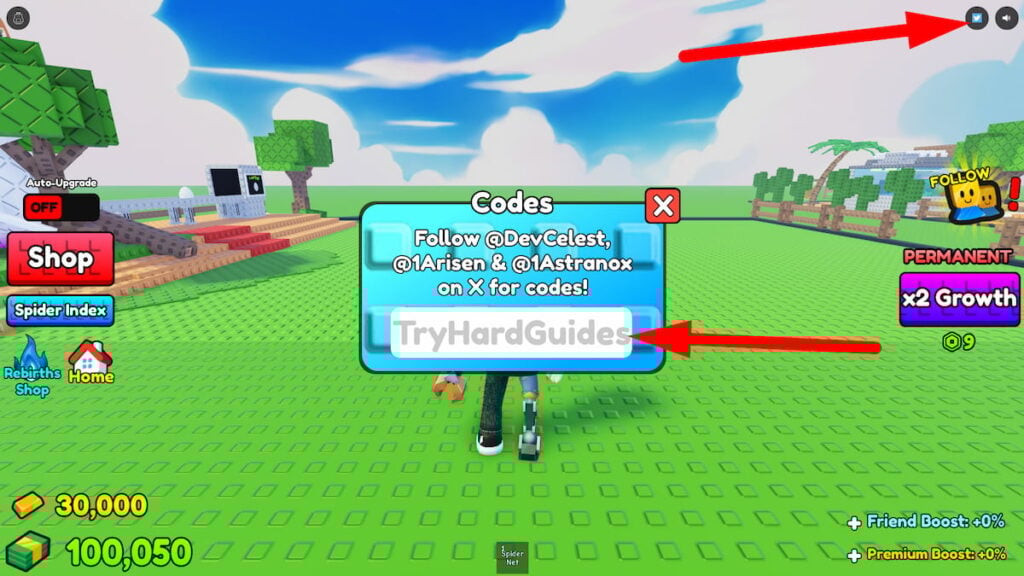 Feed a Spider Codes (September 2025) How To Redeem Codes In Feeda Spider Roblox