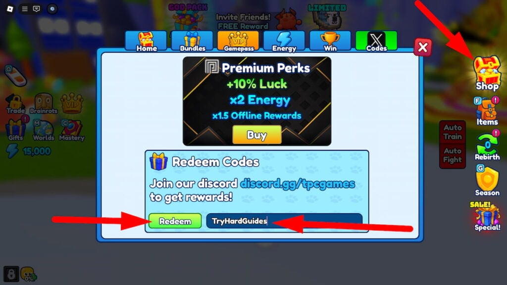 Fight to Save Brainrot Codes (September 2025) How To Redeem Codes In Fight To Save Brainrot Roblox