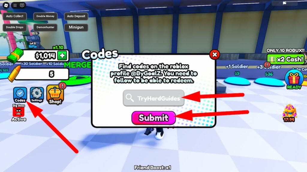 Merge Soldiers Codes (September 2025) How To Redeem Codes In Merge Soldiers Roblox