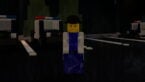 Roblox Armless Detective Avatar With No Arms Wearing Bowler Hat White Coat And Sapphire Shirt Trousers And He Stands Beside Block Police Cars
