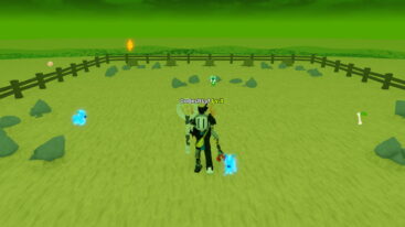 Roblox Catchy Avatar Wearing Silver Helmet Holding A White Net Next To A Blue Unicorn As Other Pets Mine In The Background In A Toxic Green Environment