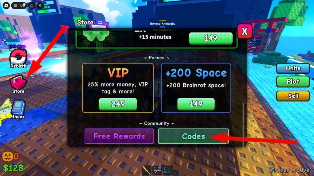 How To Redeem Codes In Anime Vs Brainrots Roblox