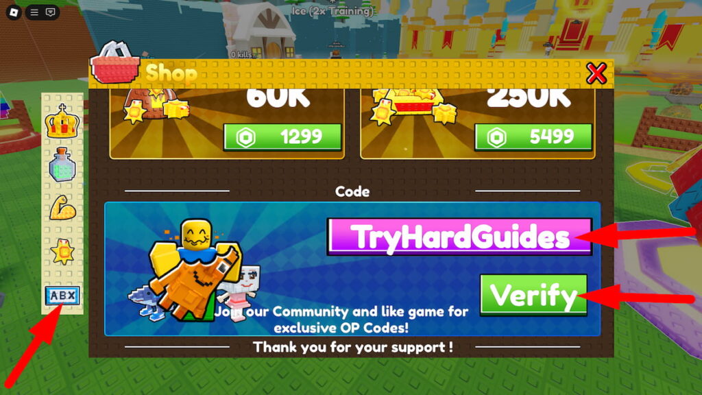 How To Redeem Codes In Eat Brainrot For Fight Roblox