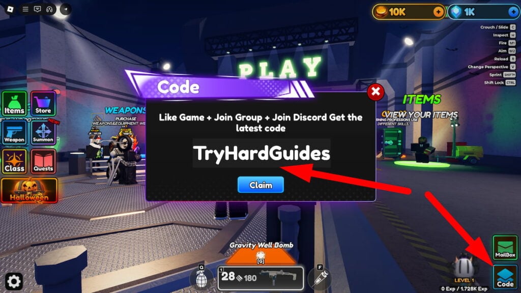 How To Redeem Codes In HyperLoot Roblox