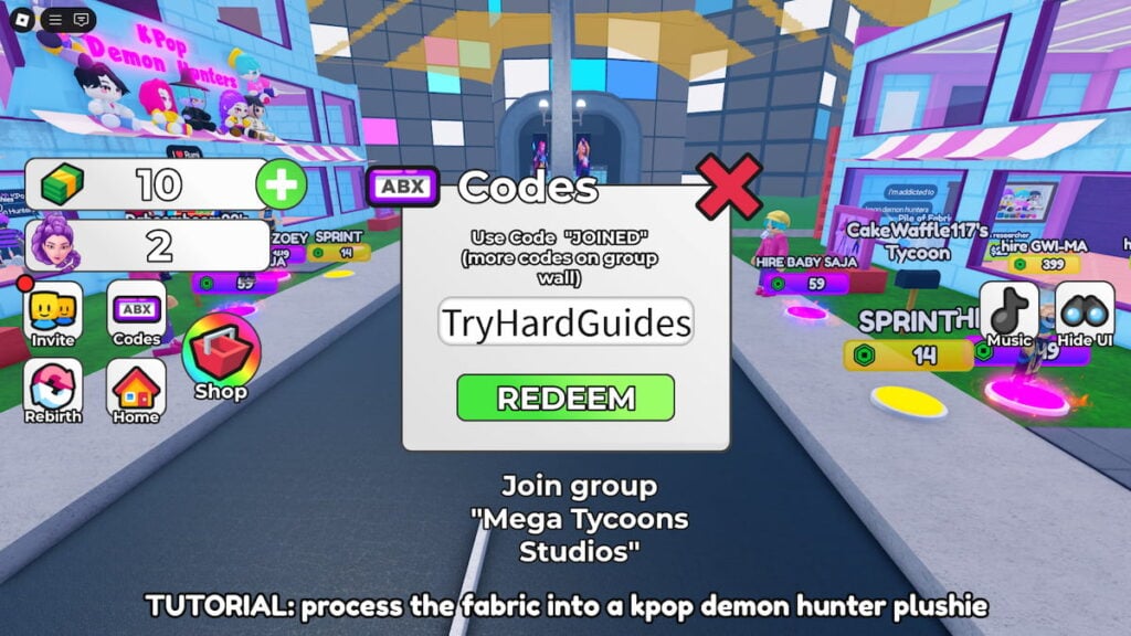 Sell KPop Demon Hunters and Prove Mom Wrong Codes (October 2025) How To Redeem Codes In Sell KPop Demon Hunters And Prove Mom Wrong Roblox
