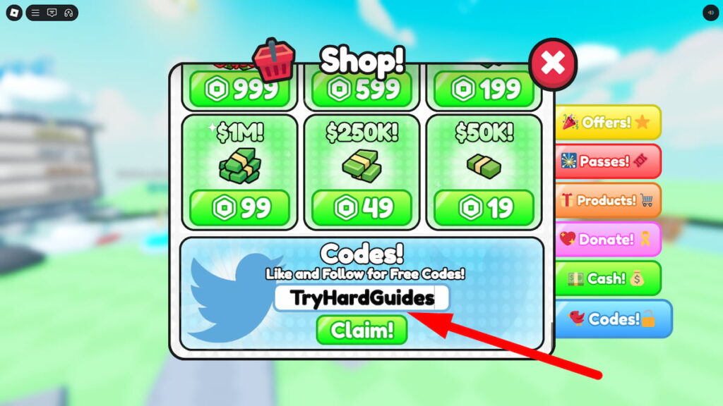 How To Redeem Codes In Sky Mansion Tycoon Roblox