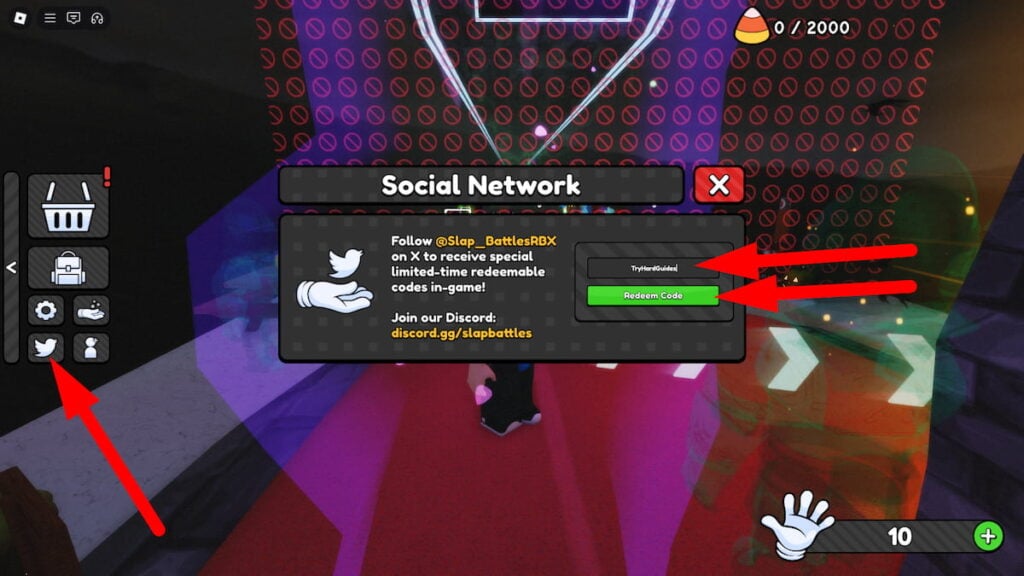 How To Redeem Codes In Slap Battles Roblox