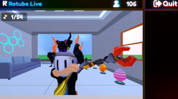 Roblox Rotube Live Stream Simulator Avatar Wearing Silver Helmet Dabbing With Eggs And A Sofa Behind
