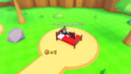 Roblox Sleep For Ugc Avatar Wearing Silver Helmet Sleeping On Single Bed With Red Covers In Middle Of A Grassy Clearing