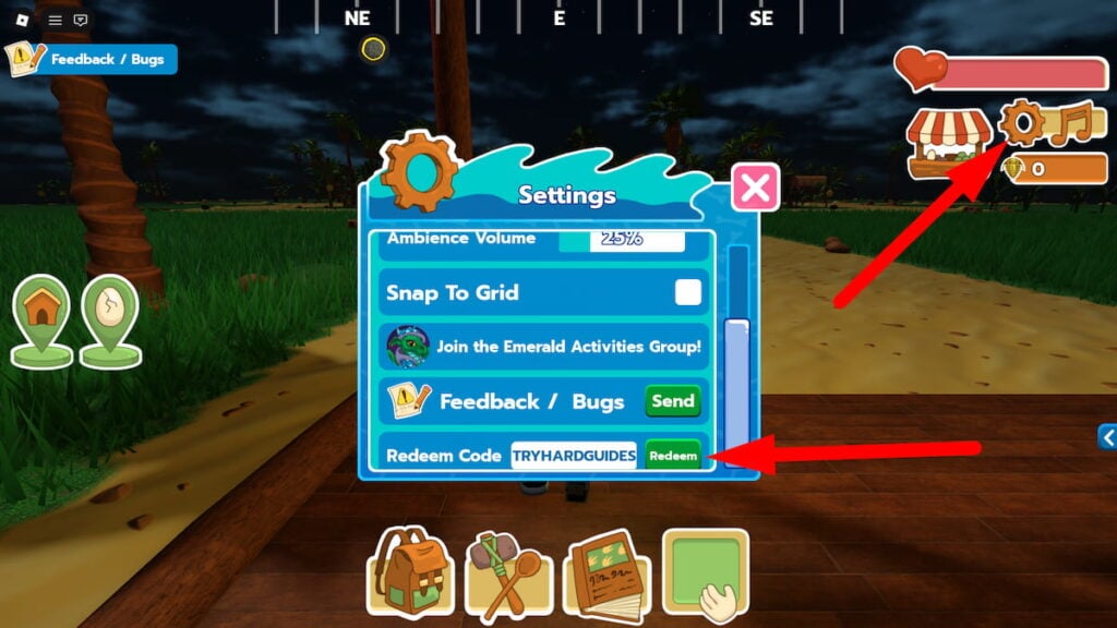 How To Redeem Codes In Hatch Craft Prehistoric Paradise Roblox