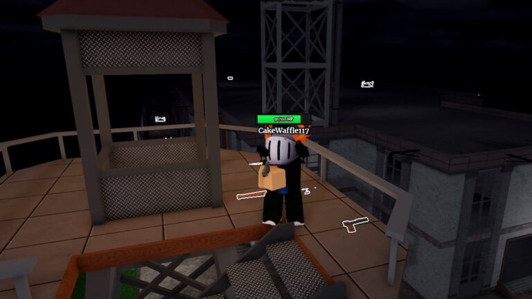 Roblox Plague Codes Skins June 2026 Try Hard Guides Roblox Plague Avatar Wearing Silver Helmet Holding Gun With Gun And Baseball Bat On Watchtower Floor 768x432 