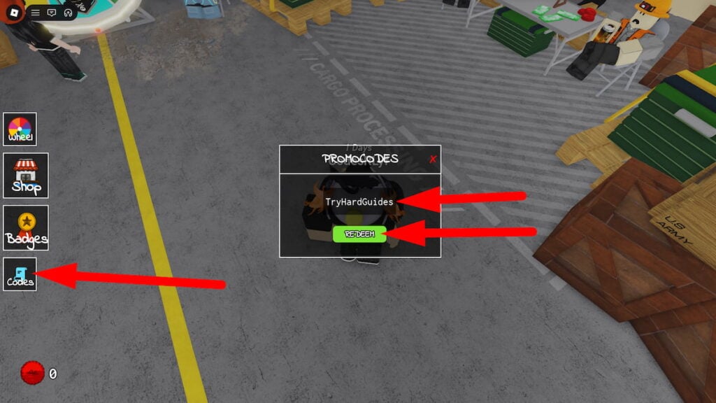 How To Redeem Codes In 50 Days On A Raft Roblox