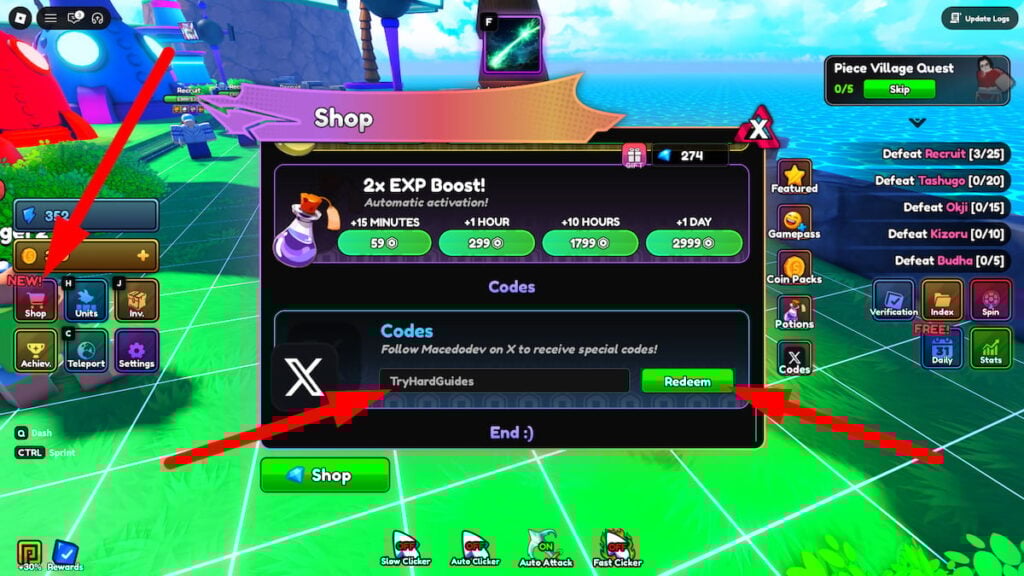 How To Redeem Codes In Anime Frontiers Roblox