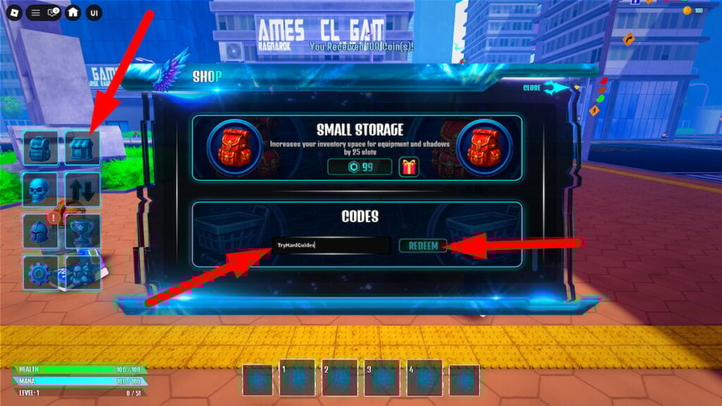 How To Redeem Codes In Arise Ragnarok Roblox