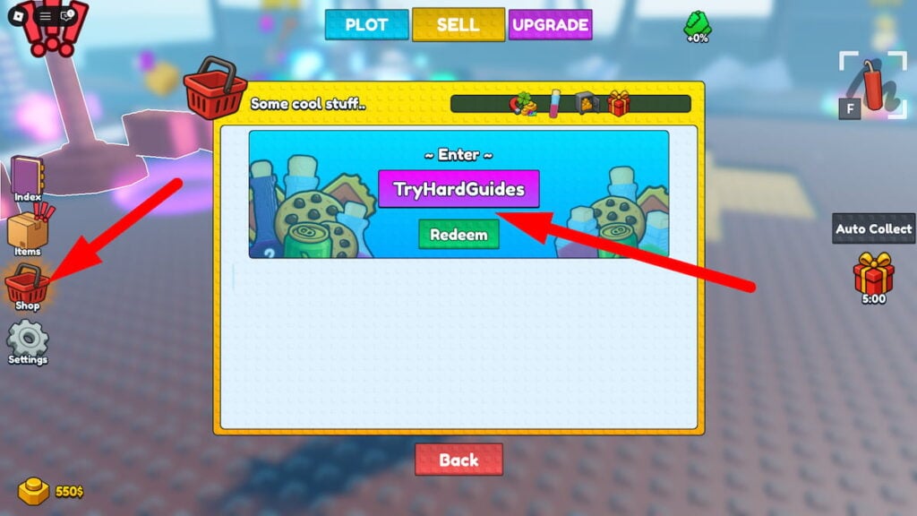 How To Redeem Codes In Dig A Brainrot Roblox
