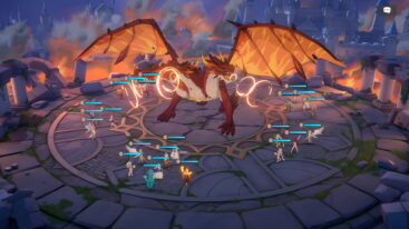 Roblox Dragon Traveler Lots Of Avatars Attacking A Three Heading Red Dragon