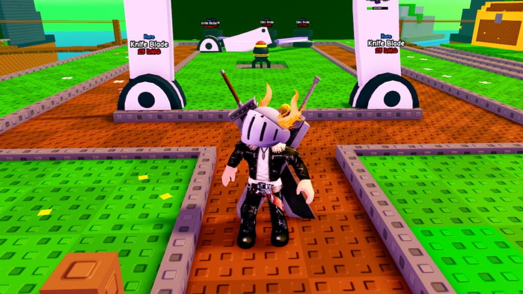 Rebound Codes Styles January 2026 Try Hard Guides Roblox Slice A Brainrot Avatar Wearing Silver Helmet Black Clothes Two Swords On Back Standing Before Two Knife Blades Near A Dirt Path 1024x576 