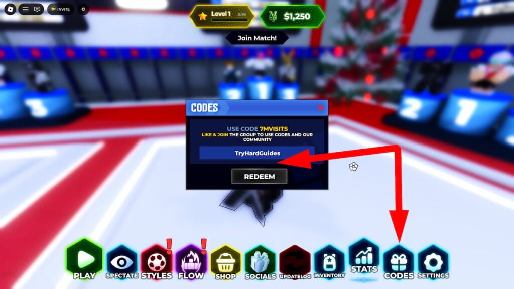 How To Redeem Codes In Blue Lock Recreation Roblox