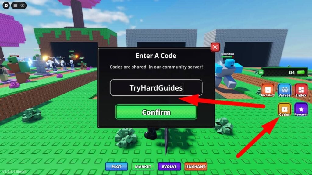 How To Redeem Codes In Idle Defense Roblox