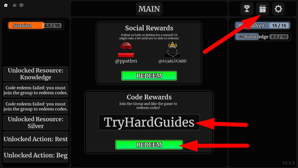 How To Redeem Codes In Magic Divinity Roblox