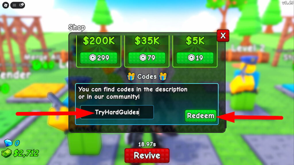 How To Redeem Codes In Merge Your Army Roblox