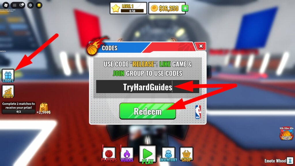 How To Redeem Codes In NBA Heroes Roblox